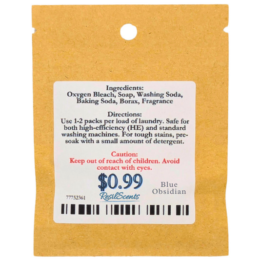 🌊 Blue Obsidian Laundry Detergent – Fresh, Bold & Energizing | ResilScents™