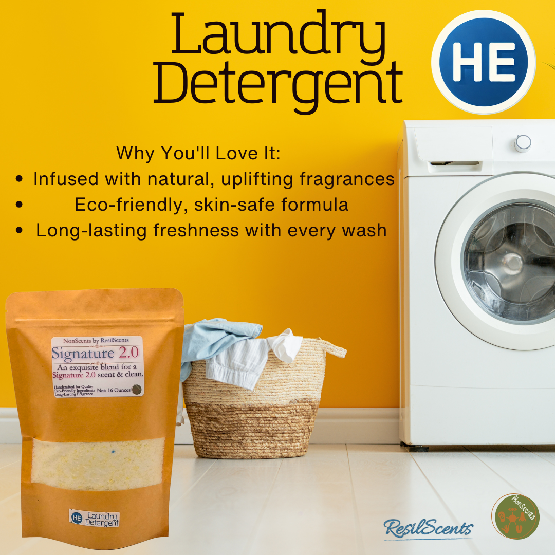 🧺 Laundry Detergent Discovery Pack – 5 × Single-Load Packs | ResilScents™