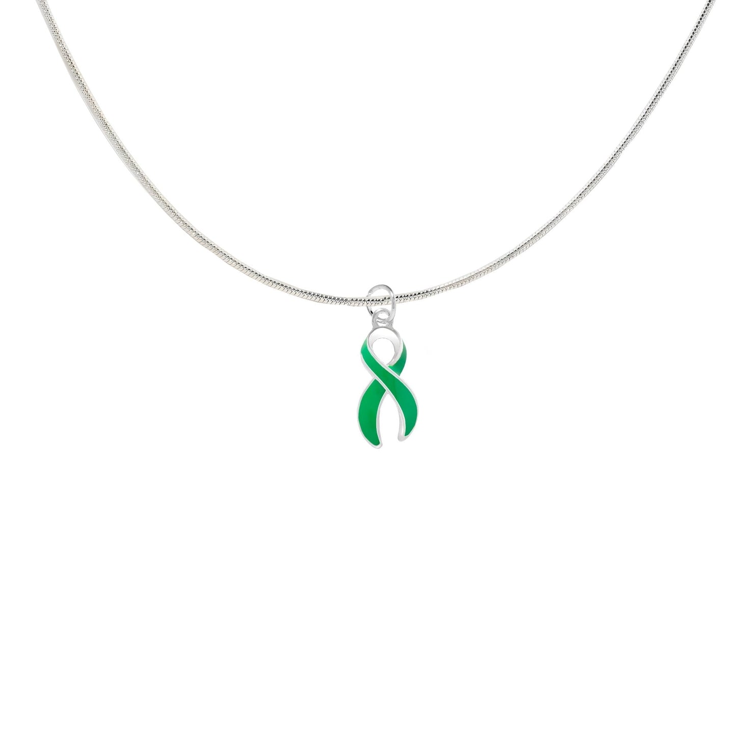 Green Ribbon Necklaces
