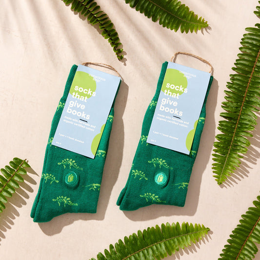 Socks that Give Books |