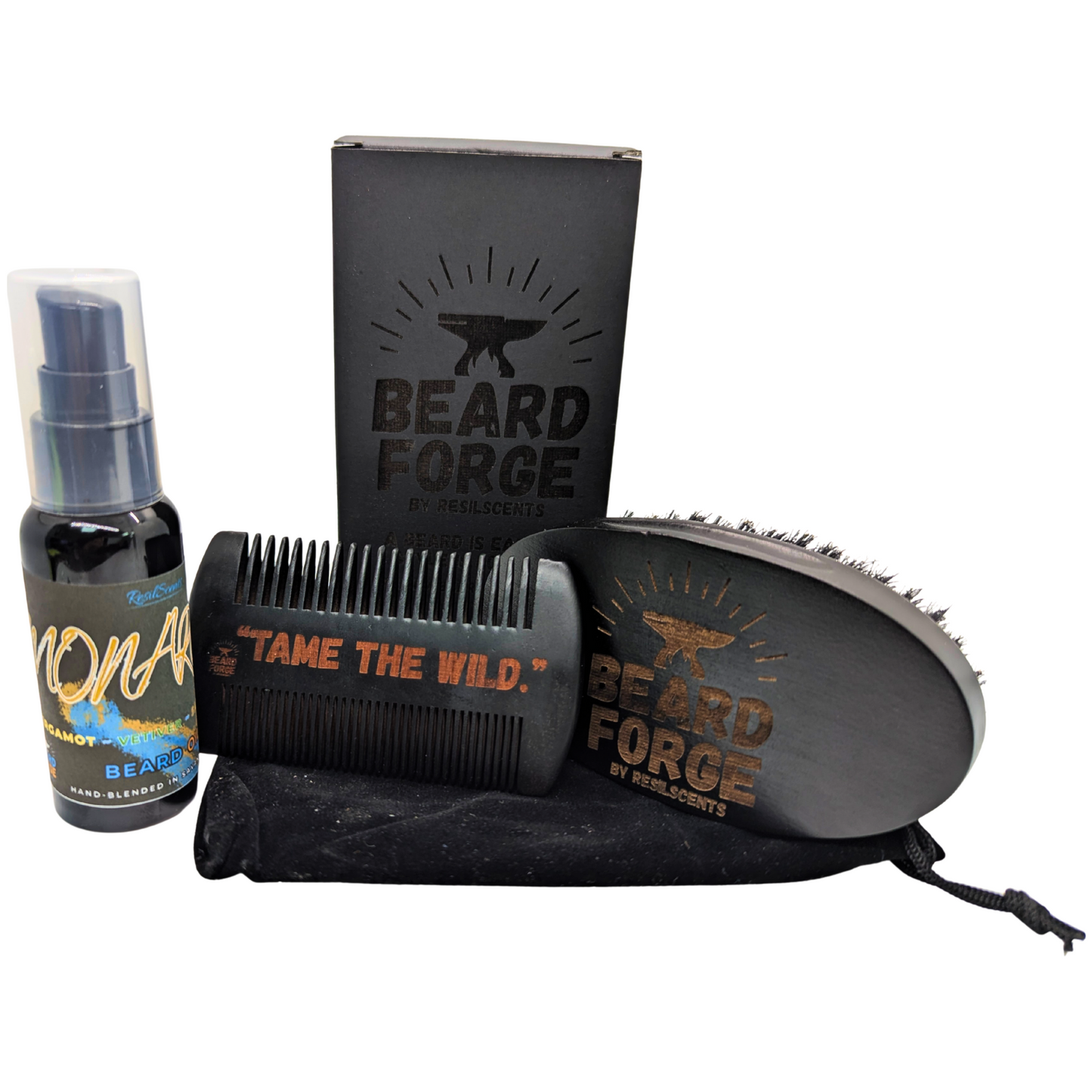Beard Forge™ Premium Grooming Set – Strength. Style. Substance.