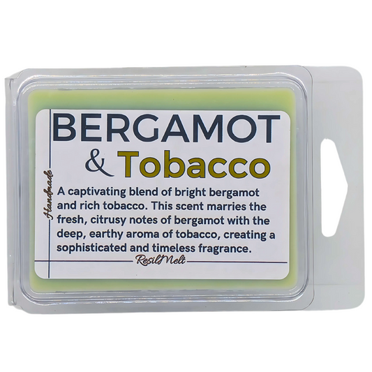 🔥🍊 Bergamot & Ember ResilMelt™ – Net Wt: 2.4oz (68g) | Hand-poured in Savannah, TN