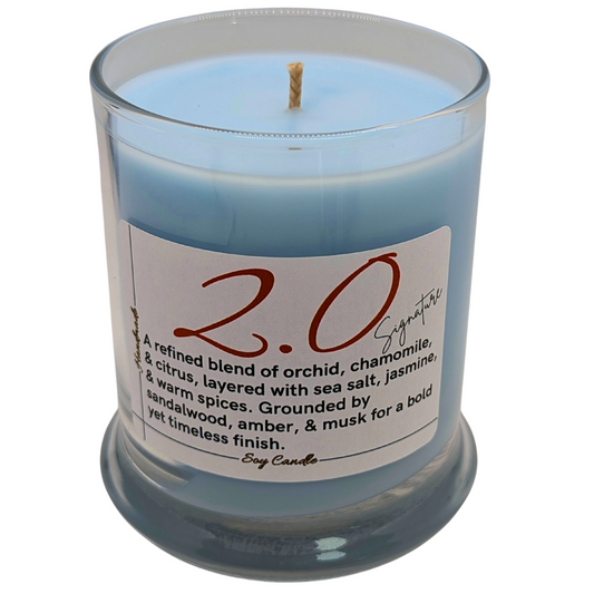 2.0 Balance Candle – 10 oz Rock Glass