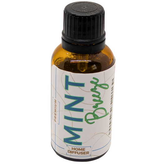 Mint Breeze Home Diffuser 1oz Refill (Euro Dropper) – Refreshing & Invigorating Aroma | A Crisp Spring Home Fragrance