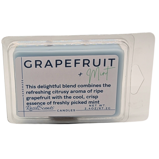 🍊🌿 Grapefruit & Mint ResilMelt™ – Net Wt: 2.4oz (68g) | Hand-poured in Savannah, TN