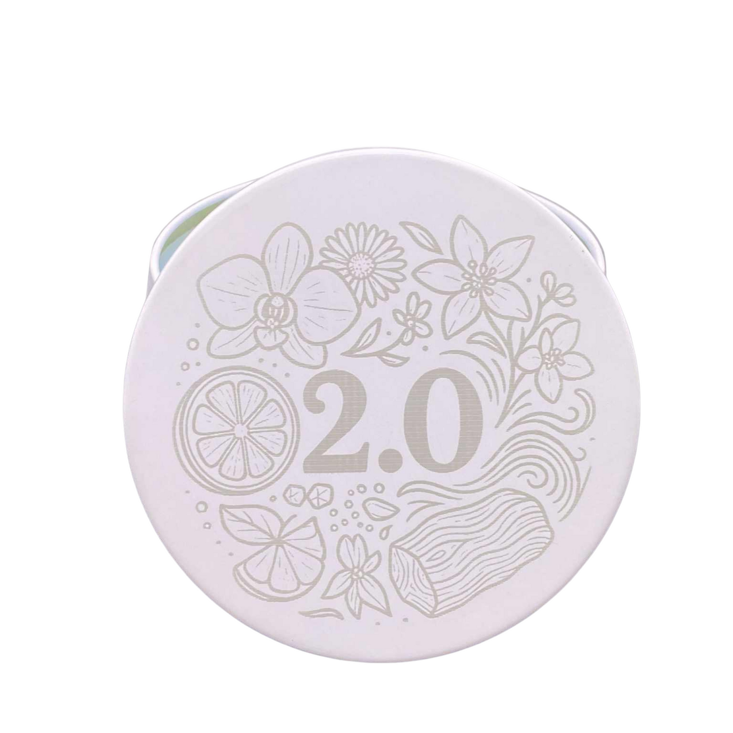2.0 Tranquil Candle – 8 oz Black Tin | Container Candles Hand-Poured Eco-Friendly - ResilScents™