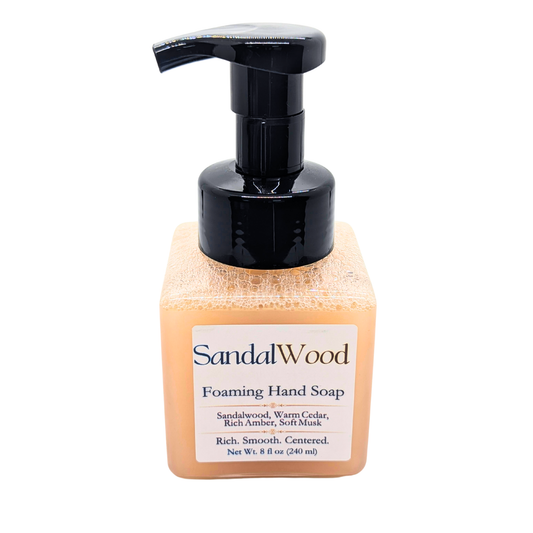 Sandalwood Foaming Hand Soap – 8oz | Handcrafted in Savannah, TN