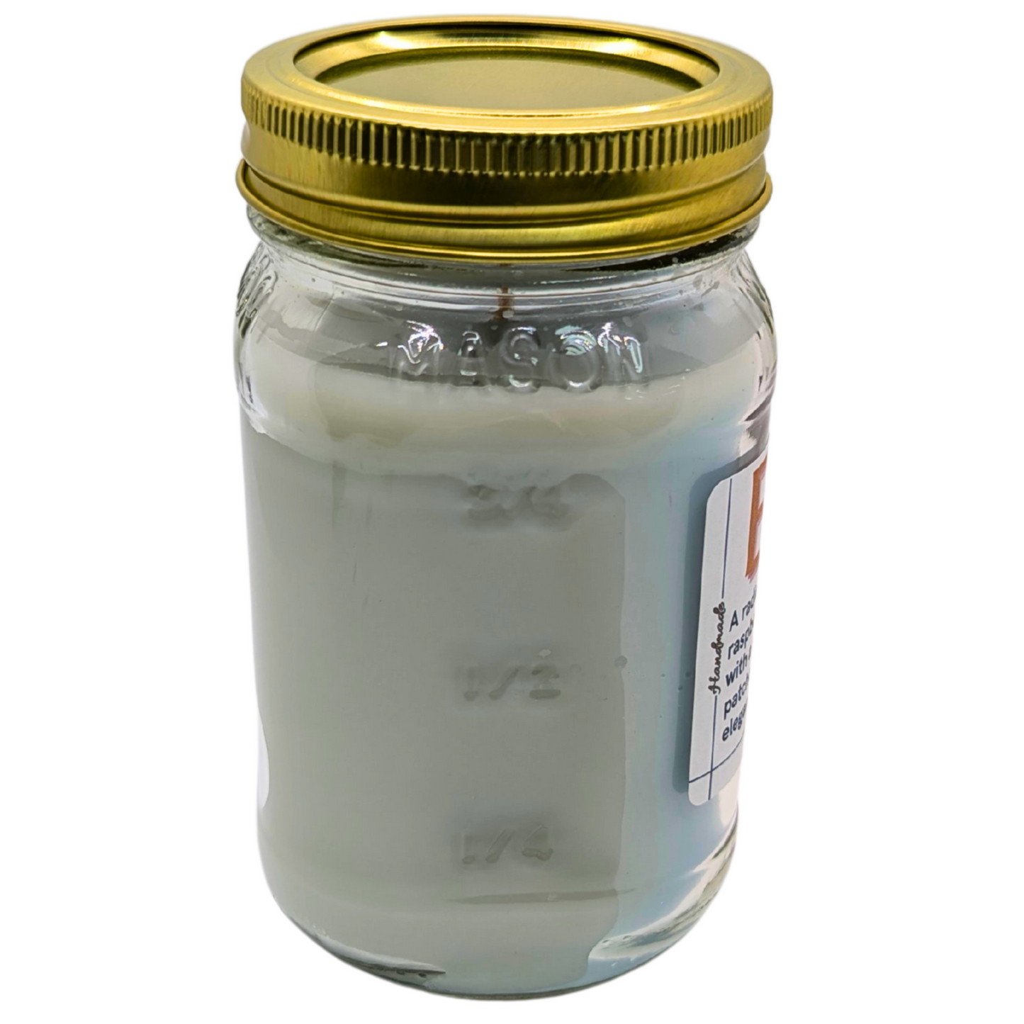 Bergamot & Ember Peace Candle – 12oz Mason Jar Soy Candle