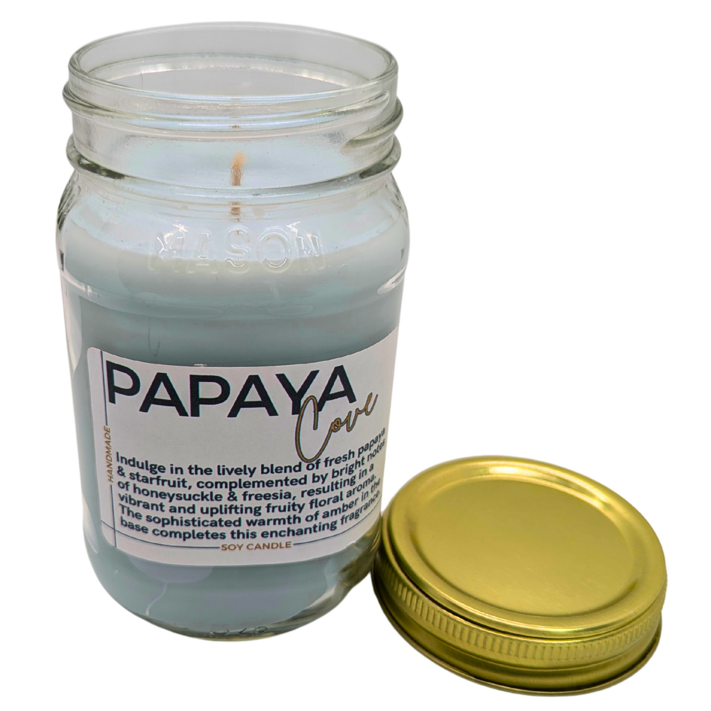 Papaya Cove Peace Candle – Lush & Exotic | A Vibrant Spring Getaway