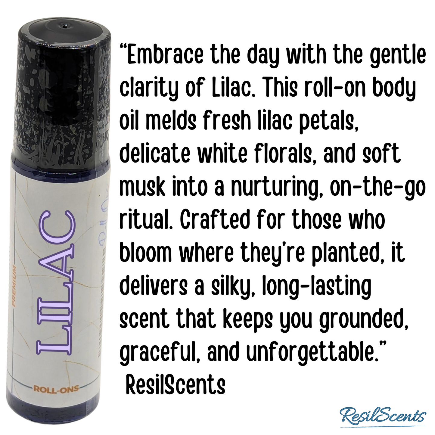 🌸 Lilac Roll-On Oil – Soft, Floral & Hydrating | ResilScents™