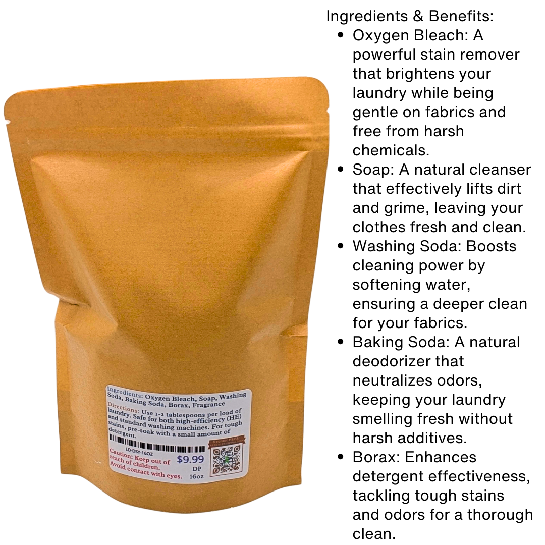 🤍 ResilWash™ Powder Laundry Detergent – Daisy™ | Fresh Playful Clean – ResilScents™ | 