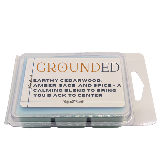 🌿 Grounded ResilMelt™ – Net Wt: 2.4oz (68g) | Hand-poured in Savannah, TN