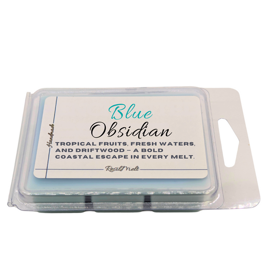 🌊 Blue Obsidian ResilMelt™ – Net Wt: 2.4oz (68g) | Hand-poured in Savannah, TN