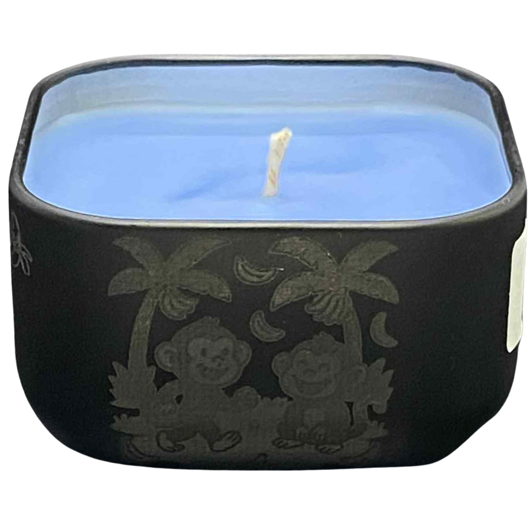Monkey Farts ResilMini Tin Candle – 2oz Soy Candle | Banana, Tropical Fruit & Vanilla