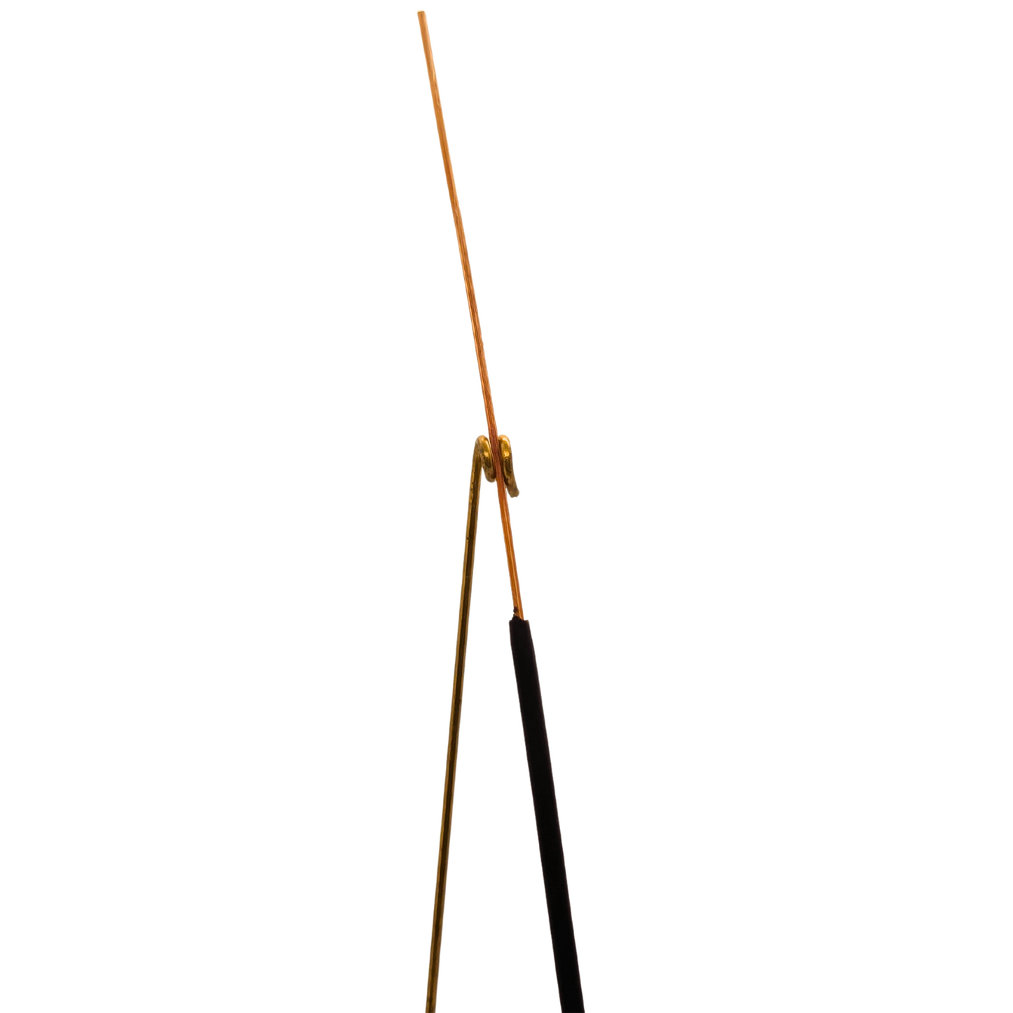 Inversion Ash Catcher – Crafted Wood & Brass Incense Stand | An Elegant Spring Accessory