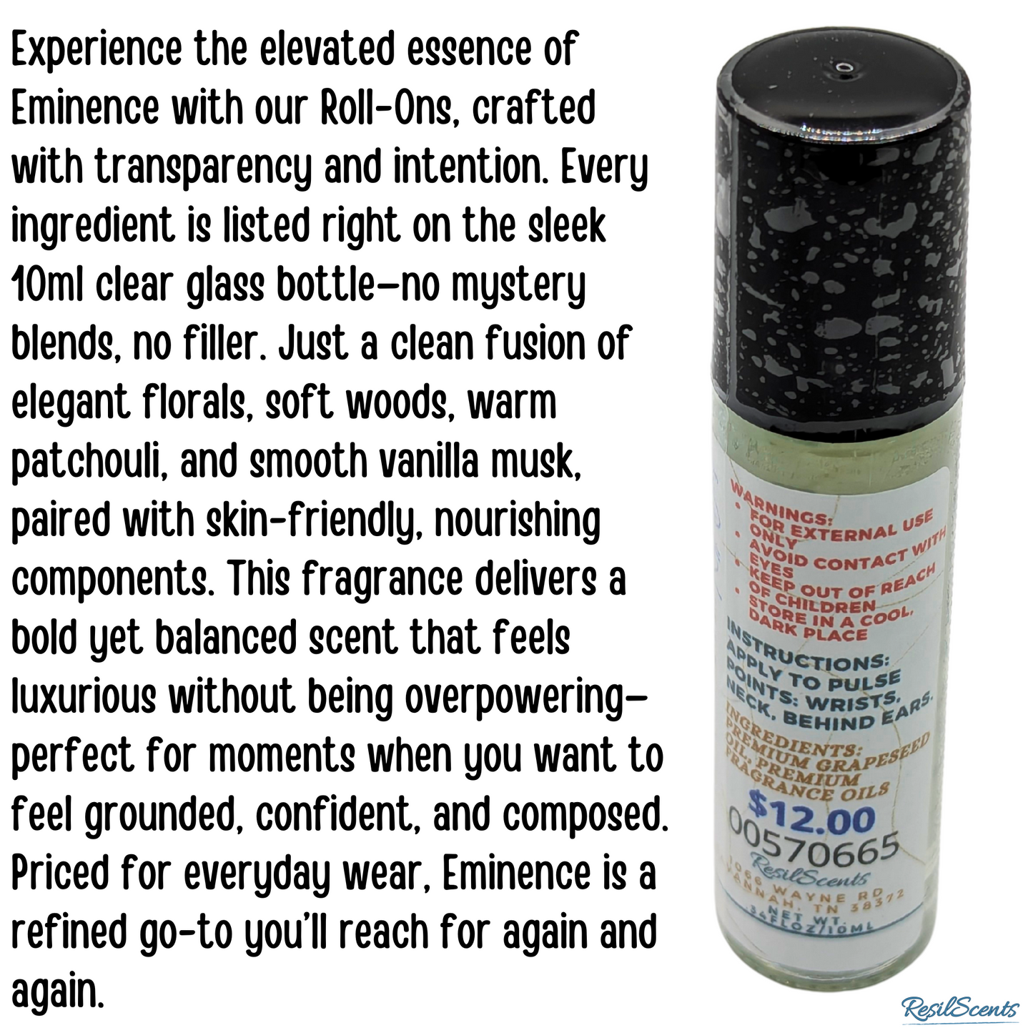 💎 Eminence Roll-On Oil – Luxe Vibes in Your Pocket | ResilScents™