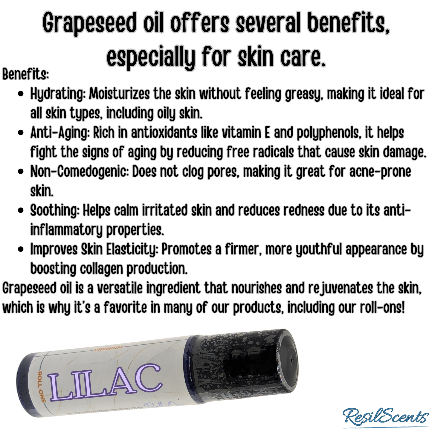 🌸 Lilac Roll-On Oil – Soft, Floral & Hydrating | ResilScents™