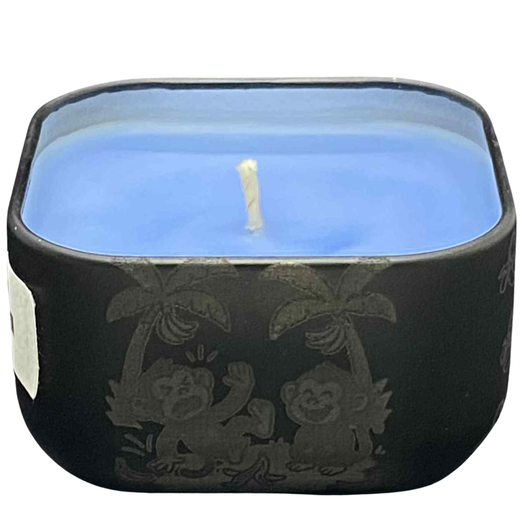 Monkey Farts ResilMini Tin Candle – 2oz Soy Candle | Banana, Tropical Fruit & Vanilla