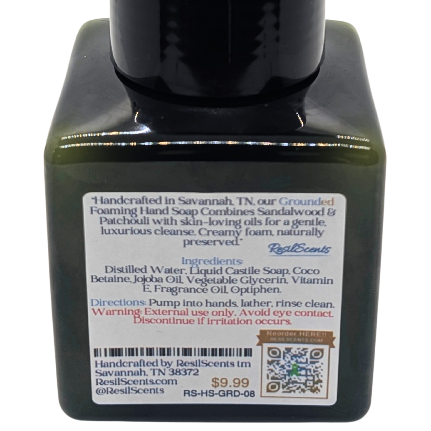Grounded Foaming Hand Soap – 8oz | Handcrafted in Savannah, TN