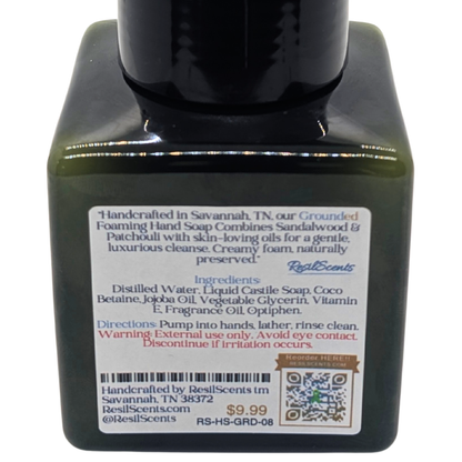 Grounded Foaming Hand Soap – 8oz | Handcrafted in Savannah, TN