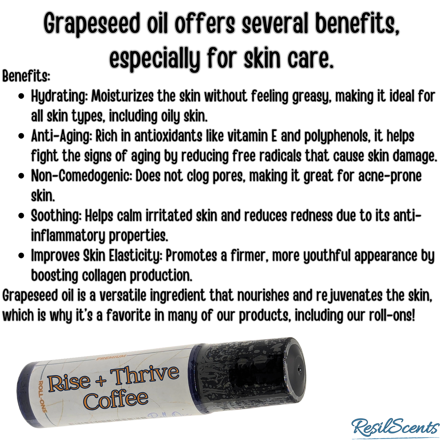 ☕ Rise + Thrive Coffee Roll-On Oil – Rich, Bold & Energizing | ResilScents™