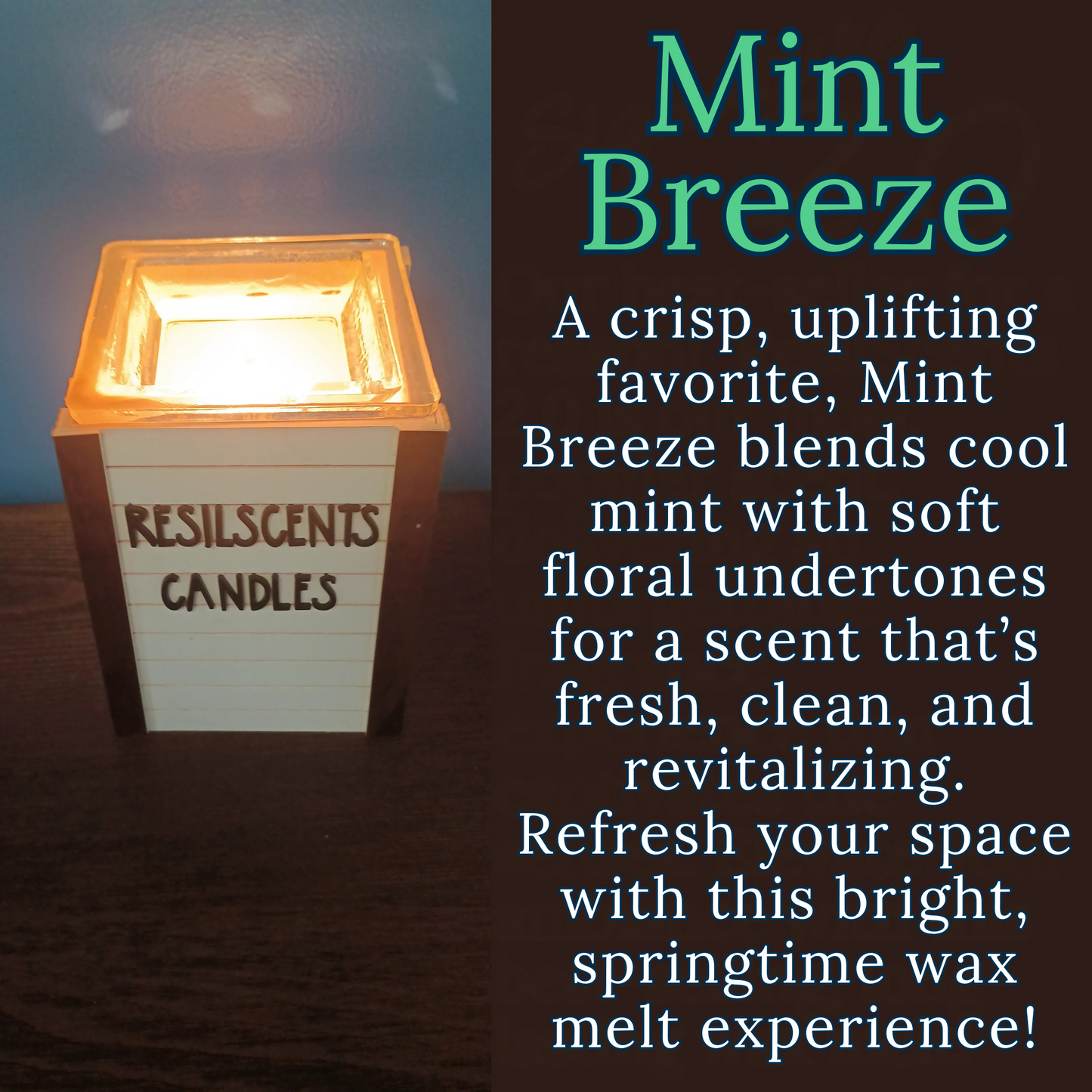 Mint Breeze ResilMini Melt – Crisp Herbal Aroma | A Quick Spring Refresh