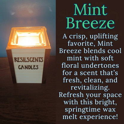 Mint Breeze ResilMini Melt – Crisp Herbal Aroma | A Quick Spring Refresh