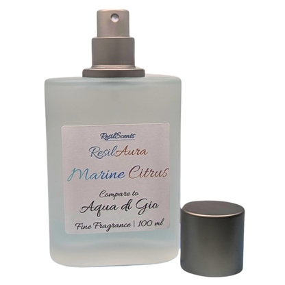 ResilAura™ Marine Citrus Cologne – 100ml | Compare to Aqua di Gio | 