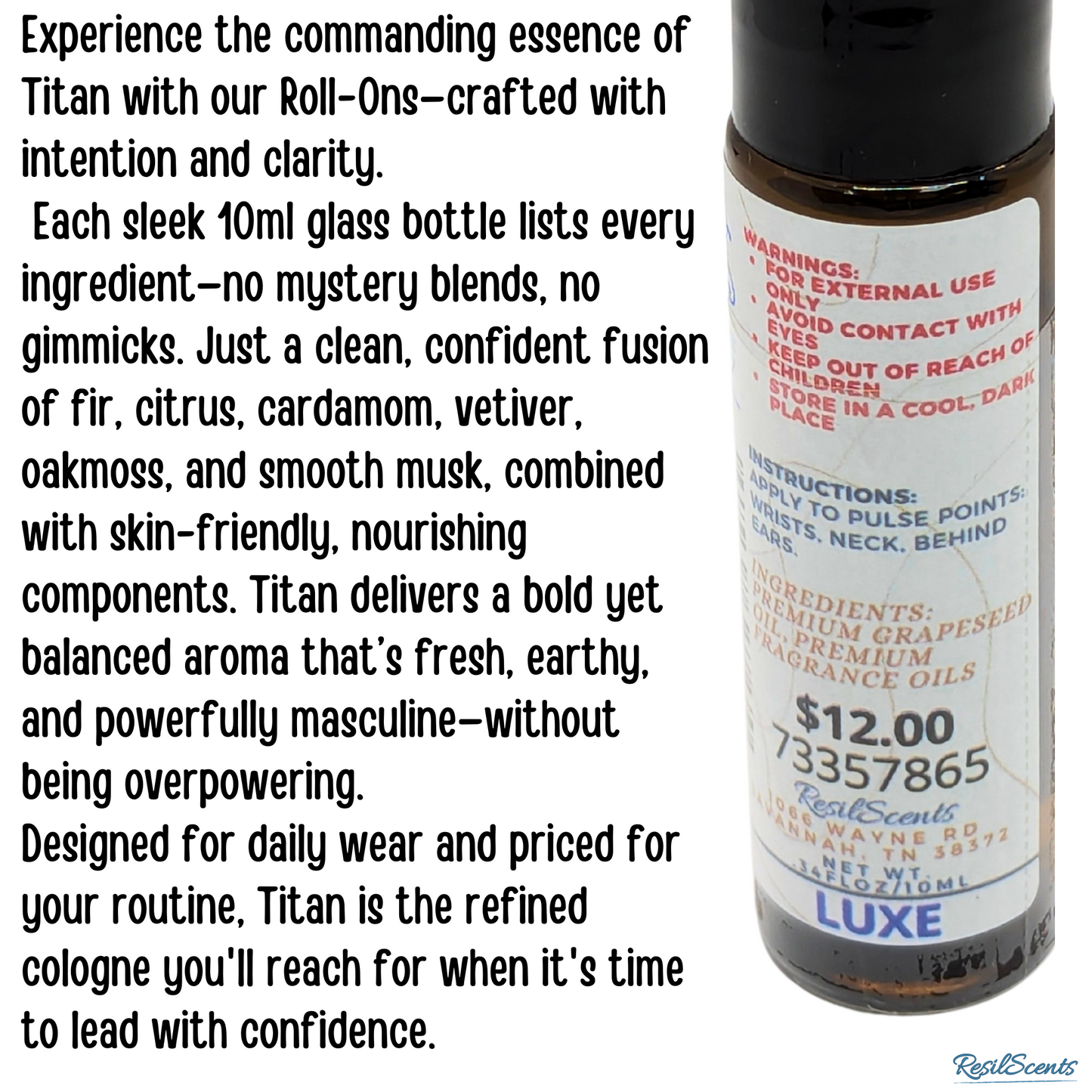 Amber Luxe Roll-On Oil – Refined Warmth. Timeless Luxury.