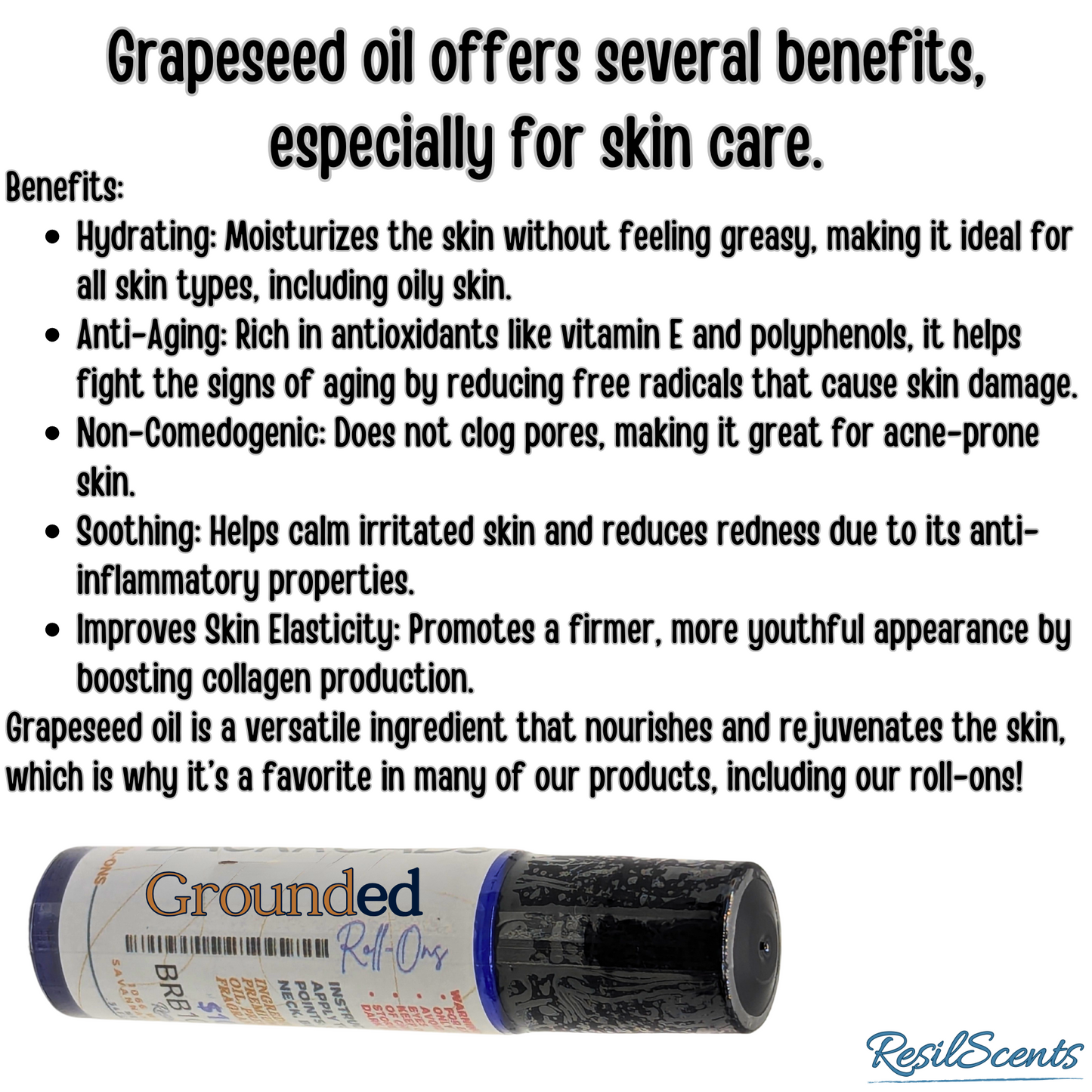 🌿 Grounded Roll-On Scented Body Oil – Earthy, Centered & Restorative | ResilScents™