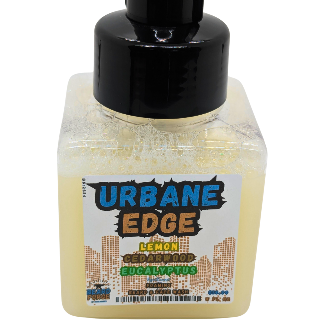 Urbane Edge Beard & Face Wash – Cool. Sharp. Energized.