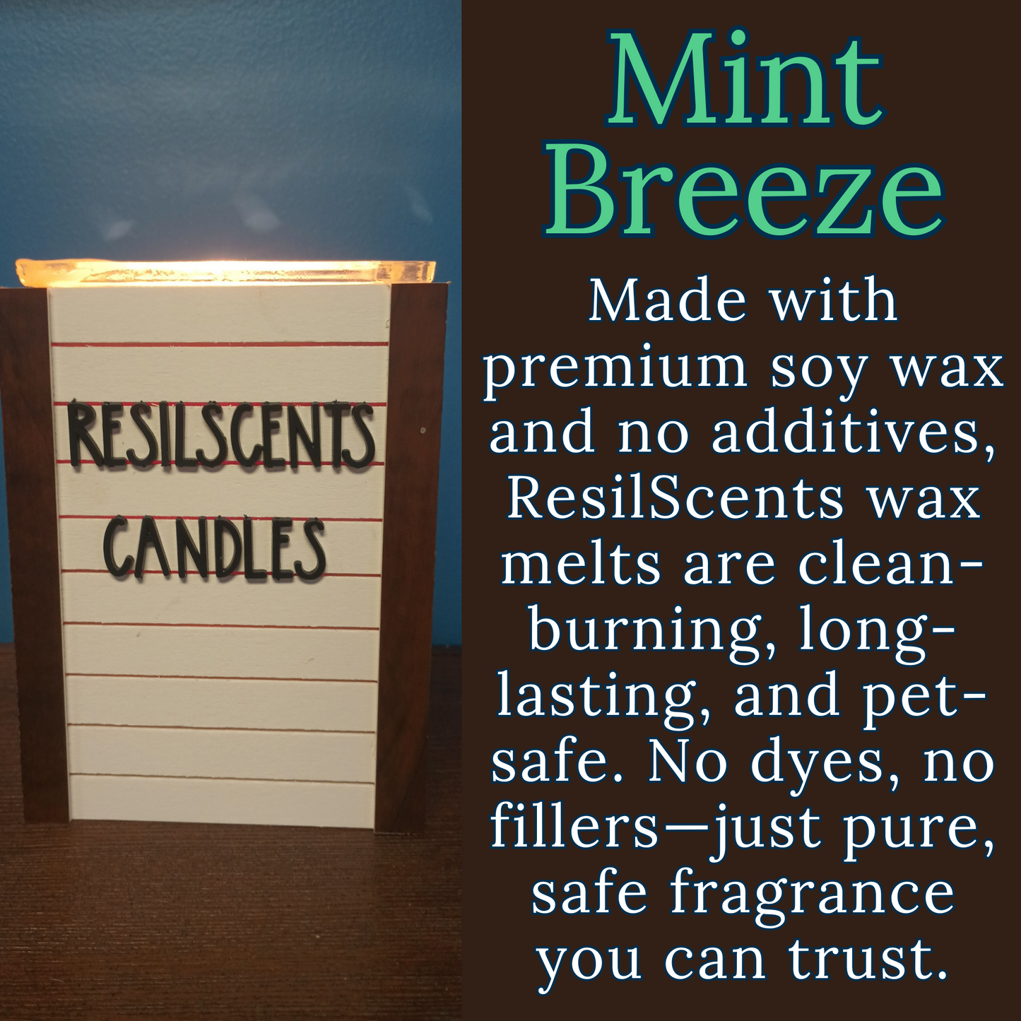 Mint Breeze ResilMini Melt – Crisp Herbal Aroma | A Quick Spring Refresh