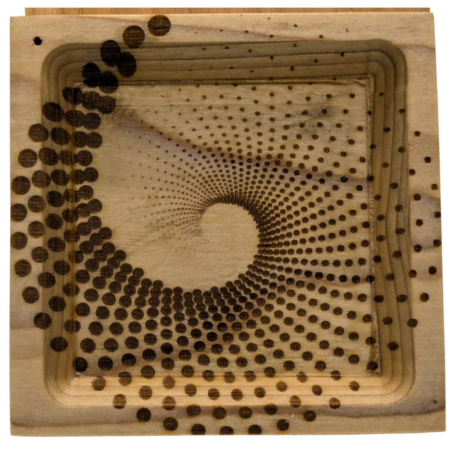 Inversion Ash Catcher – Crafted Wood & Brass Incense Stand | An Elegant Spring Accessory