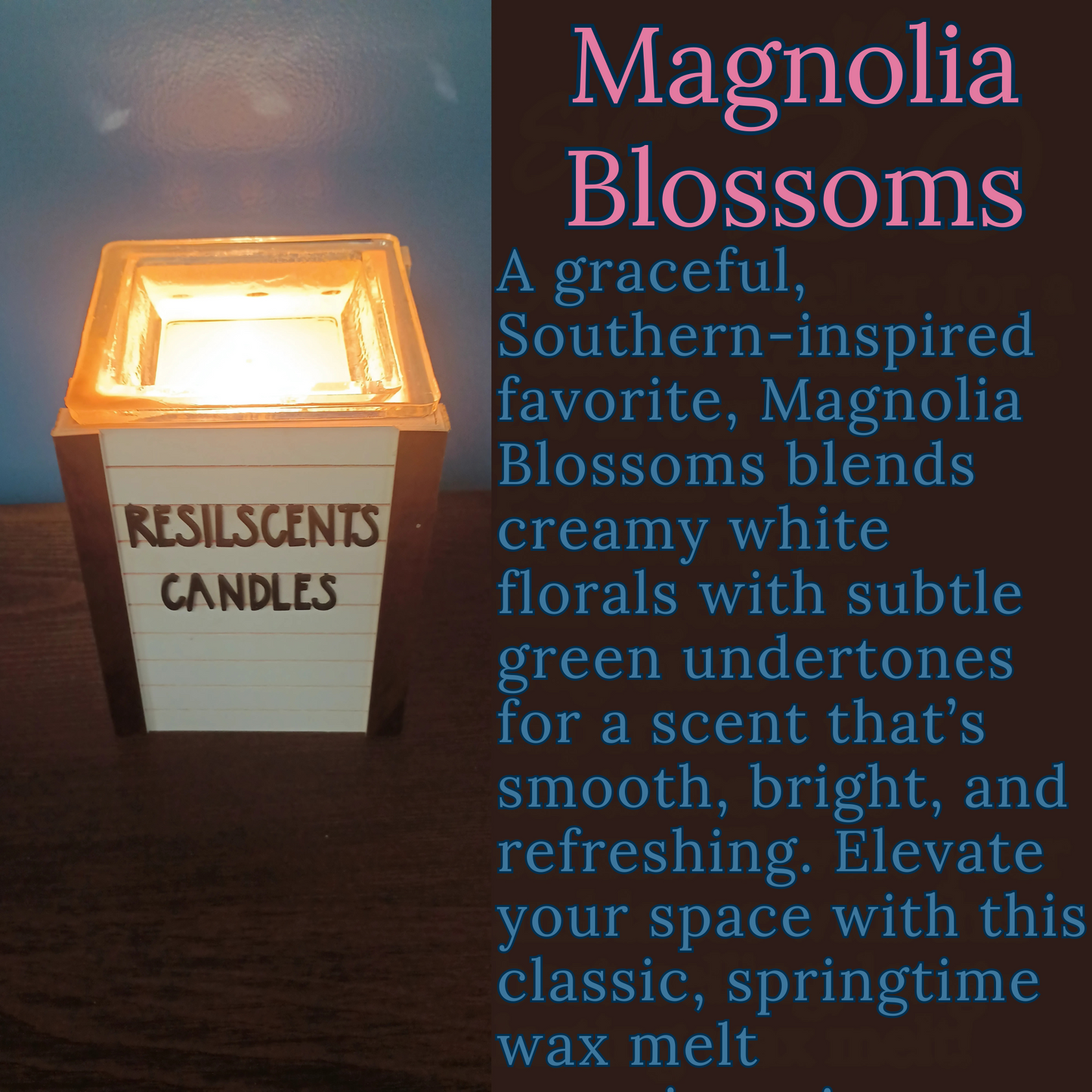 Magnolia Blossoms ResilMini Melt – Soft & Floral | Celebrate Spring Blooms