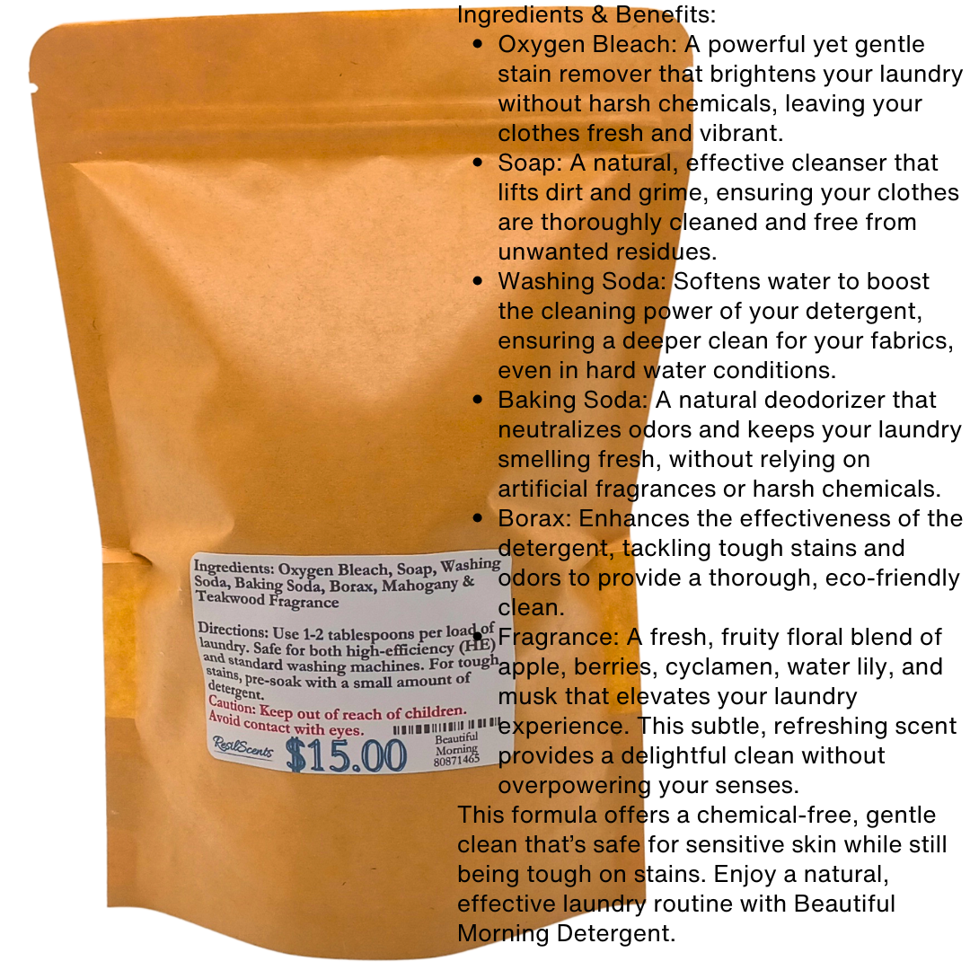🌅 Beautiful Morning Laundry Detergent – Fruity Floral Freshness | ResilScents™
