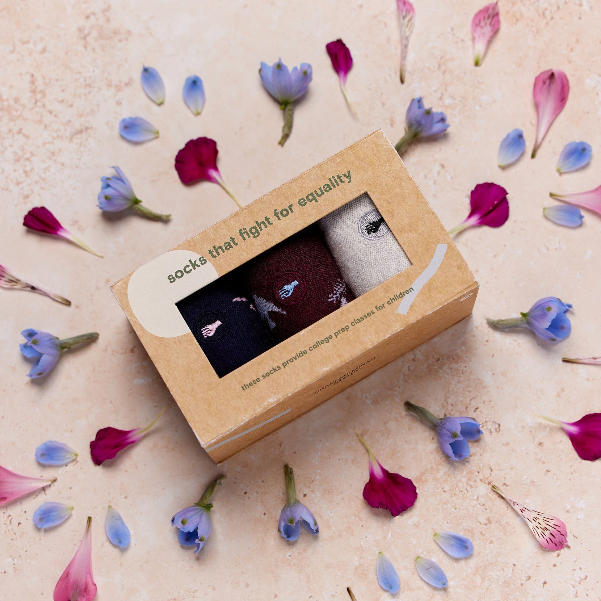 Fight for Equality Gift Box | box Sustainable Socks - Conscious Step