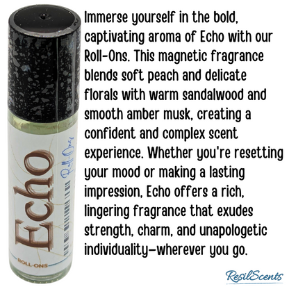 Echo ResilDuo™ Bundle – Tranquil Candle + Roll-On Oil | Bold Narcissist-Type Scent