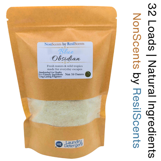 🌊 Blue Obsidian Laundry Detergent – Fresh, Bold & Energizing | ResilScents™