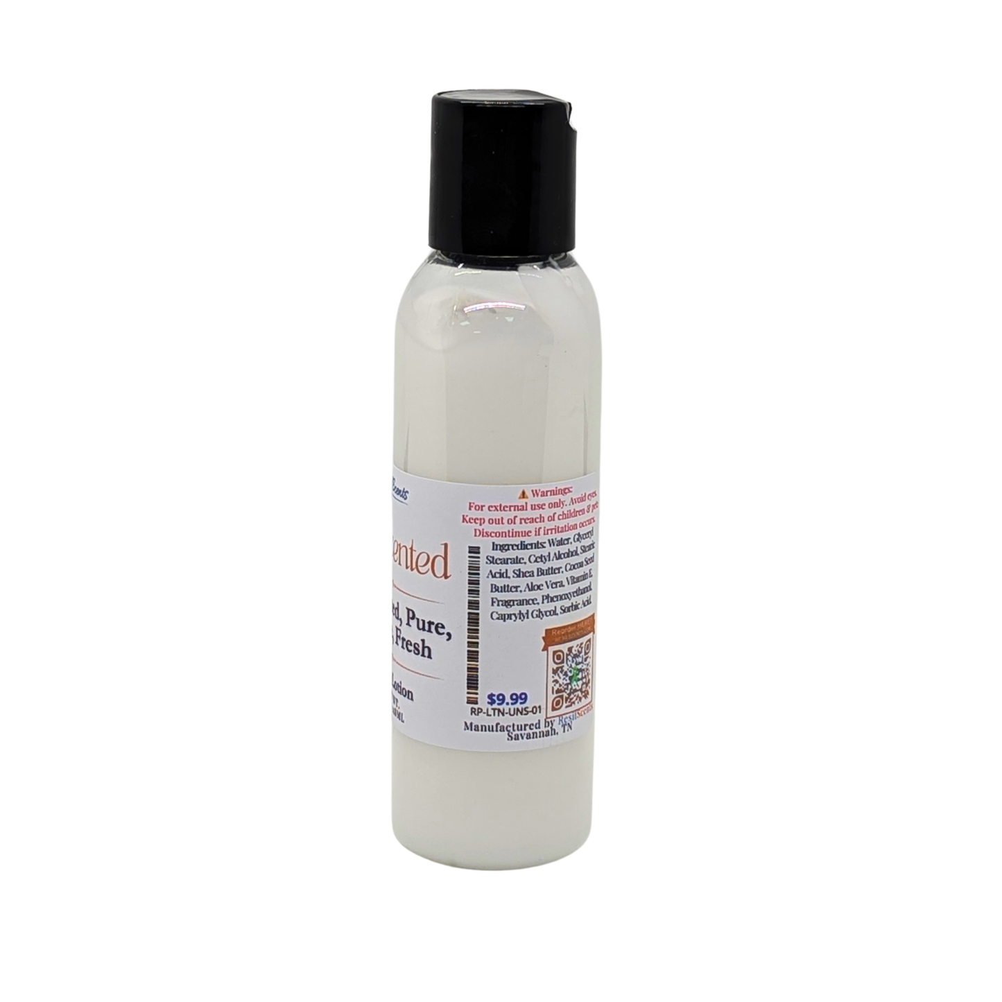 UnScented™ ResilLotion™ Body Lotion | Pure, Gentle Comfort – ResilScents™ | 