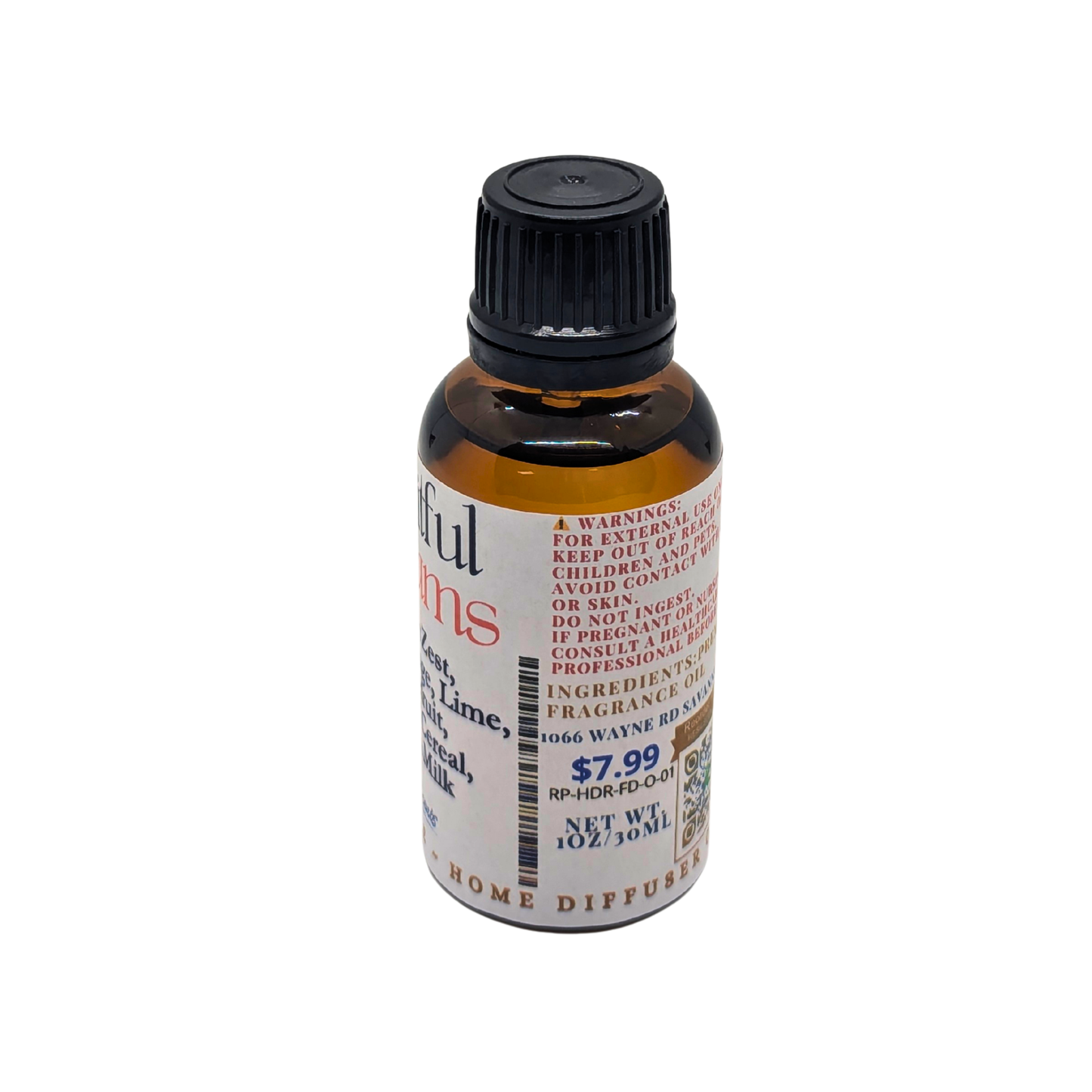 Fruitful Dreams ResilPure™ Home Diffuser Refill Oil – 1 fl oz | Hand-blended in Savannah, TN