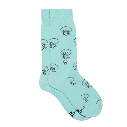 Squidward Socks that Protect Oceans | socks Sustainable Socks - Conscious Step