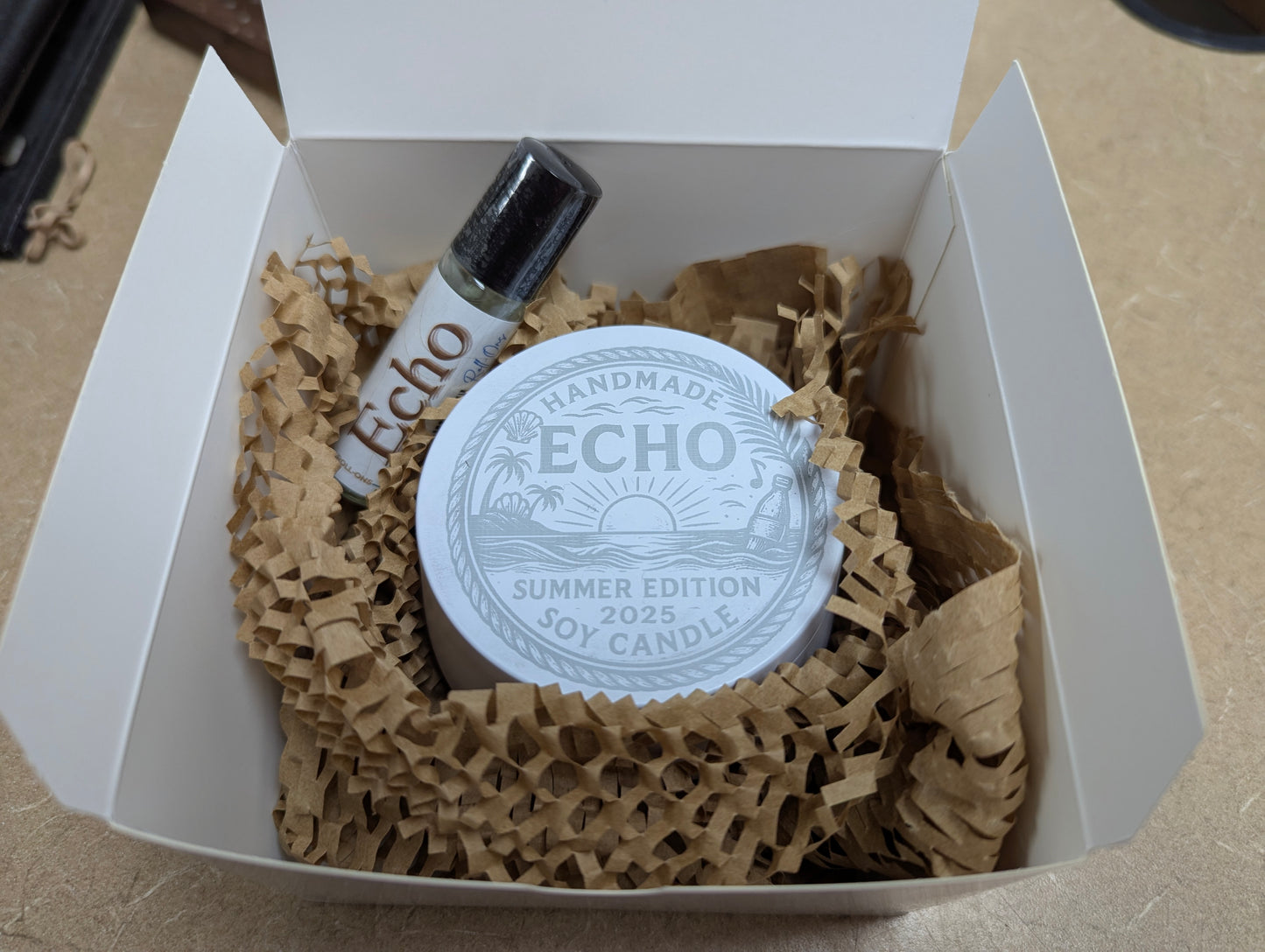 Echo ResilDuo™ Bundle – Tranquil Candle + Roll-On Oil | Bold Narcissist-Type Scent