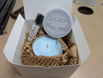 Echo ResilDuo™ Bundle – Tranquil Candle + Roll-On Oil | Bold Narcissist-Type Scent