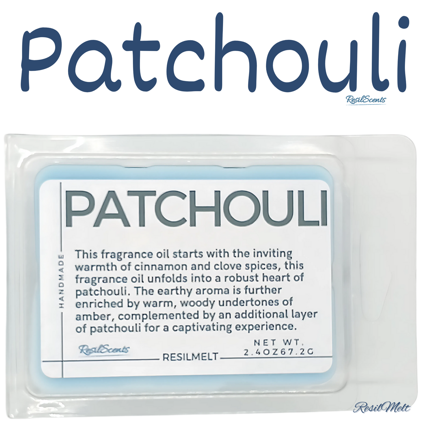 🌿 Patchouli ResilMelt – Earthy Calm, One Melt at a Time | ResilScents™