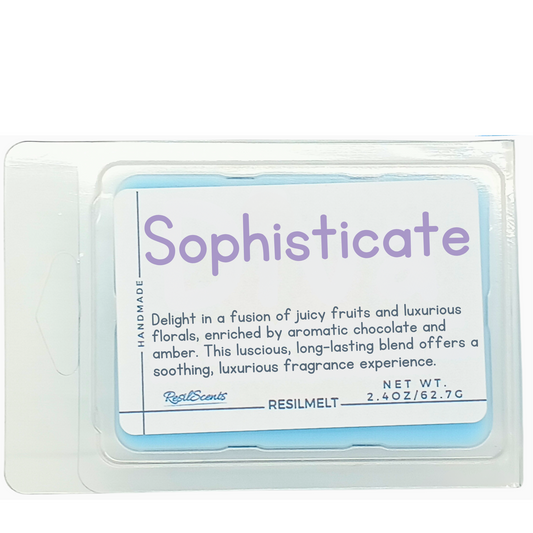 Sophisticate ResilMelt™ – Where Chic Meets Cozy | 2.4oz Soy Wax Melt