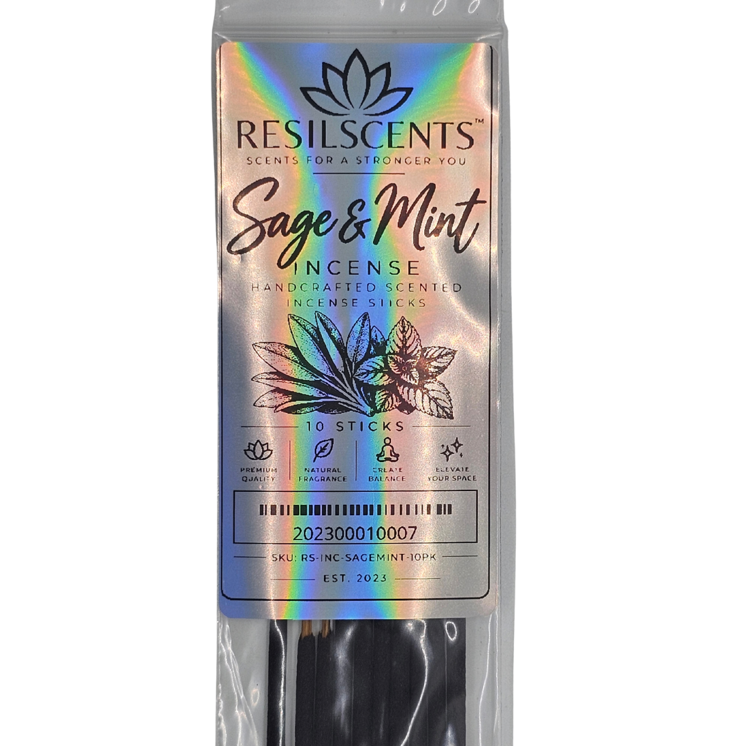 Sage & Mint Incense — 10 Sticks