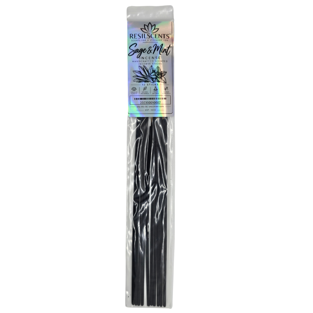 Sage & Mint Incense — 10 Sticks