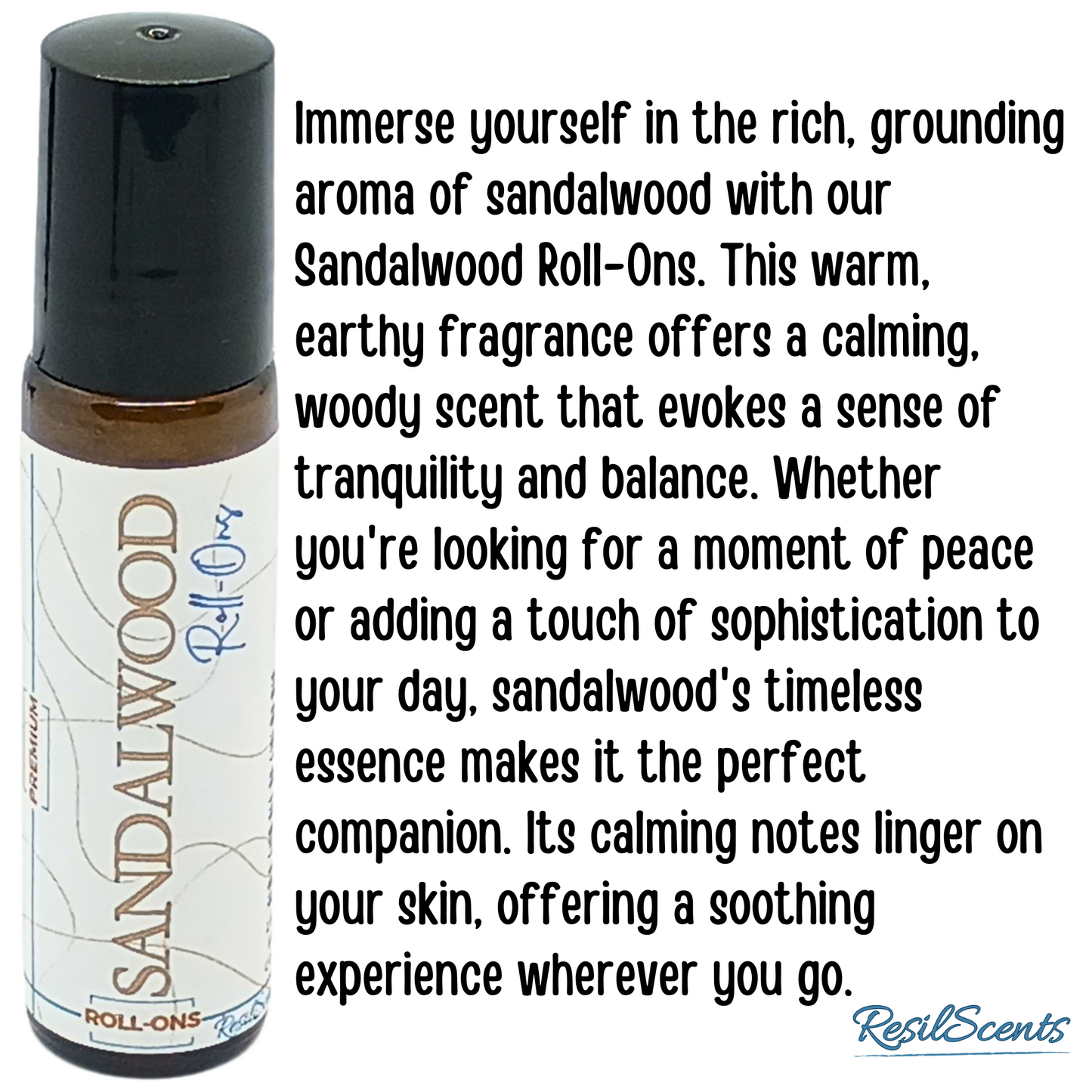 Sandalwood Roll-On Oil – Grounded. Timeless. Always On You.