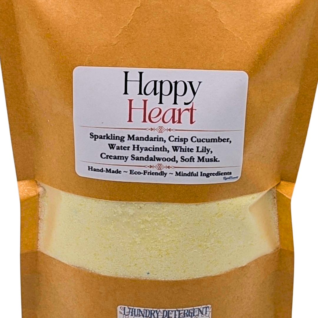 🤍 ResilWash™ Powder Laundry Detergent – Happy Heart™ | Bright Clean Joy – ResilScents™ | 