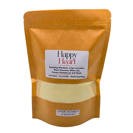 🤍 ResilWash™ Powder Laundry Detergent – Happy Heart™ | Bright Clean Joy – ResilScents™ | Laundry Detergents & Soaps Hand-Poured Eco-Friendly - ResilScents™